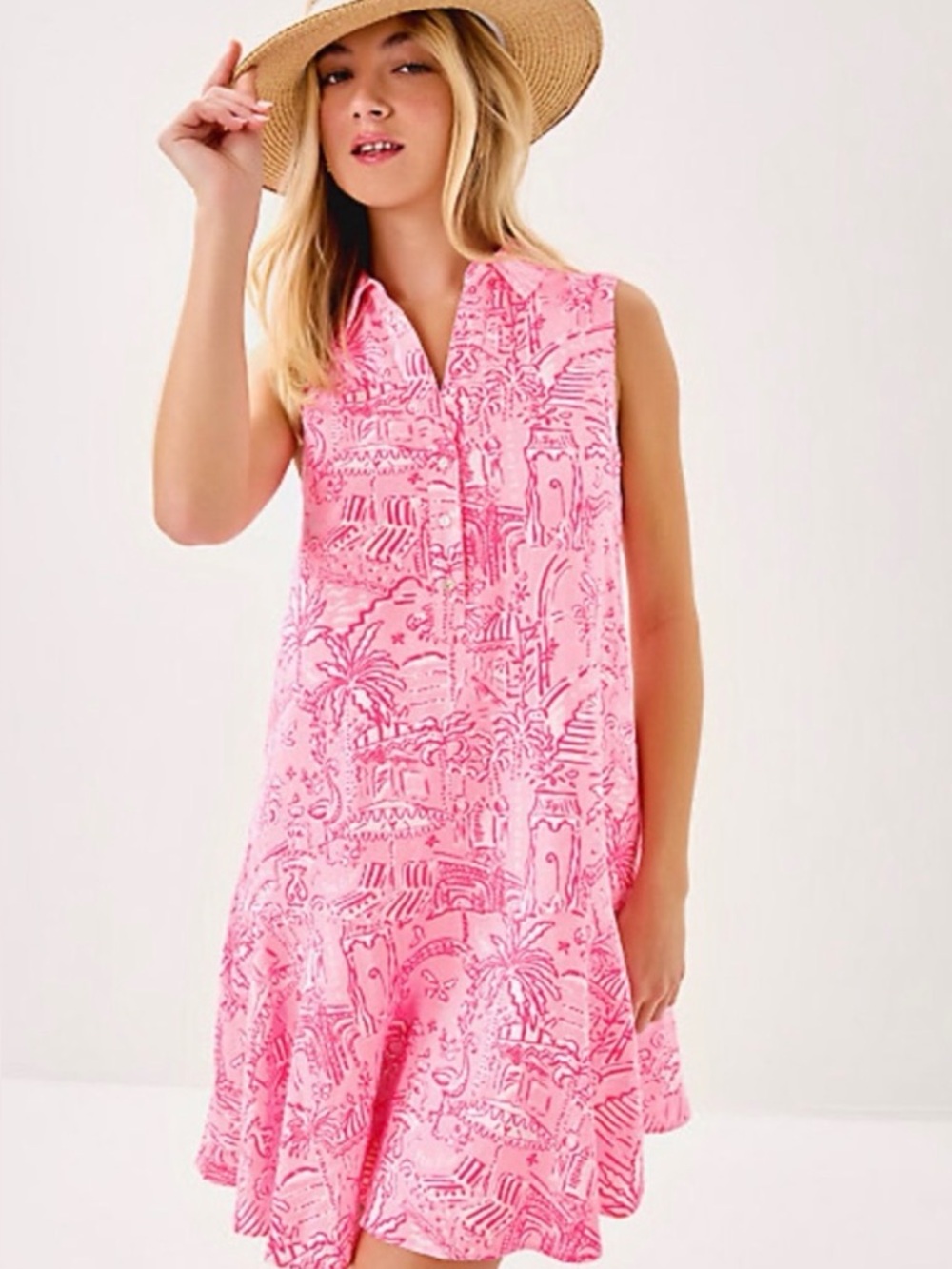 Lilly Pulitzer Ellowyn Linen Shift Dress